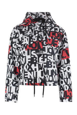 All-over print nylon jacket-0